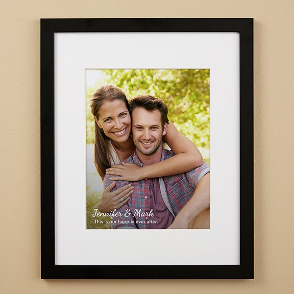 Personalized Text Overlay Frame Photo Prints - 16x20