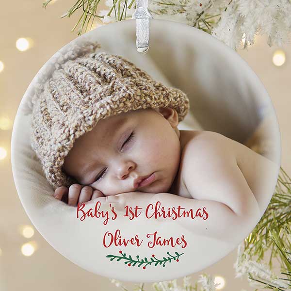 Customized best sale baby ornaments