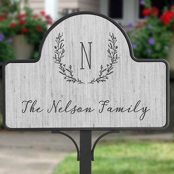 Personalized Magnetic Garden Sign Farmhouse Floral   20007 46214 180316135938 