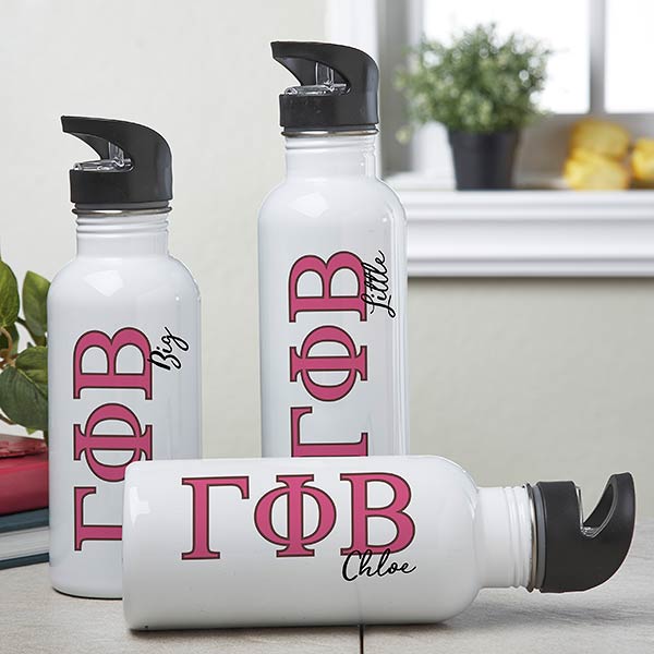 Personalized Gamma Phi Beta Water Bottle