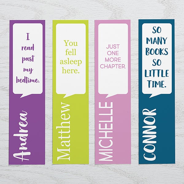 Write Your Own Personalized Bookmarks - Set of 4 - 20201