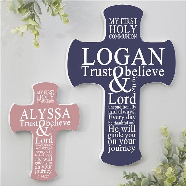 Personalized First Communion Cross