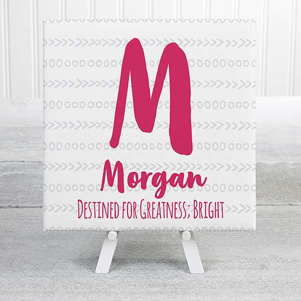 Personalized Name Canvas Prints For Girls - 20588