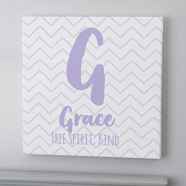 Personalized Name Canvas Prints For Girls - 20588