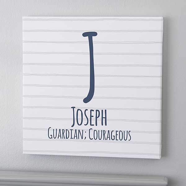 Personalized Name Canvas Prints For Boys - 20589