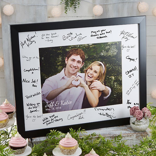 Personalized 11x14 Wedding Autograph Picture Frame
