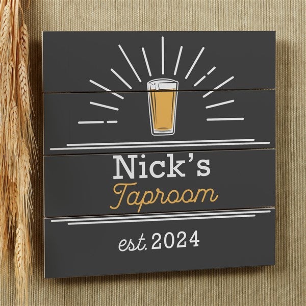 Personalized Shiplap Bar Signs - Public House - 20679