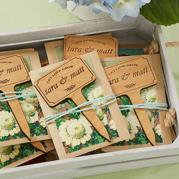 Wedding Favor Personalized Plant Markers - 20770