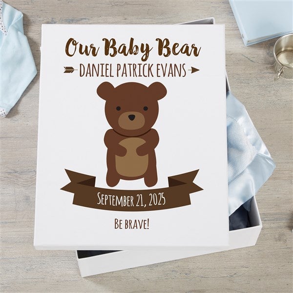 Personalized Baby Keepsake Box - Woodland Adventure - 20948