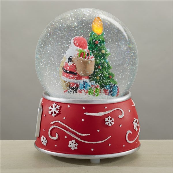 Santa Claus Personalized Musical & Light Up Snow Globe