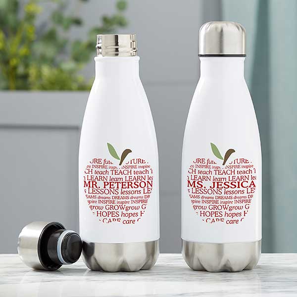 Teacher Gift - Personalized Insulated Water Bottle - 21076