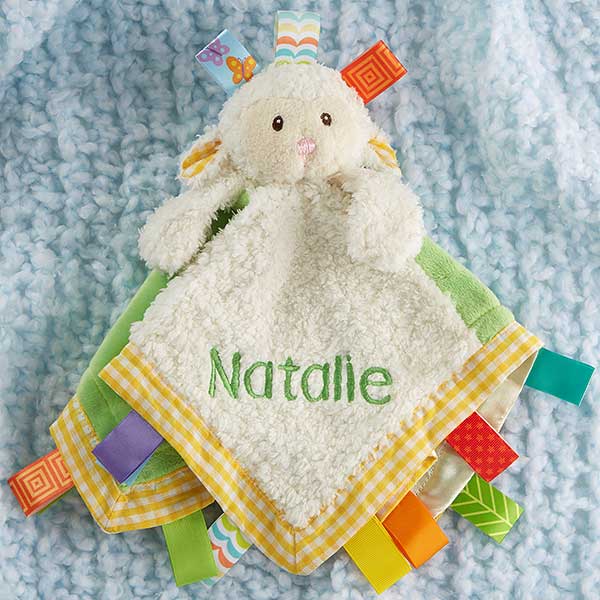 personalized baby lovey