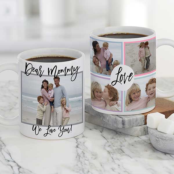Personalized Mom Coffee Mugs - Love Photo Collage - 21278