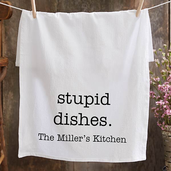 Flour Sack Towels in the Kitchen