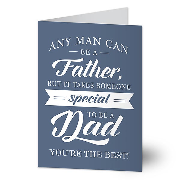 personalized fathers day card