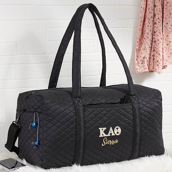 alpha kappa alpha duffle bag