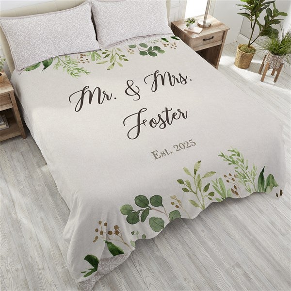 Personalized Couple Blanket - Laurels of Love - 21532