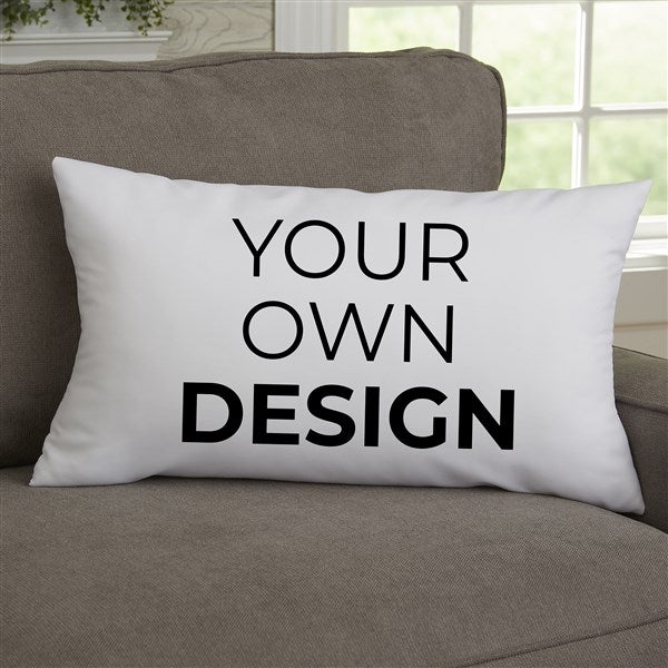 Design Your Own Personalized Lumbar Throw Pillows - 21633