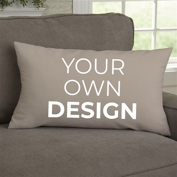 Design Your Own Personalized Lumbar Throw Pillows - 21633