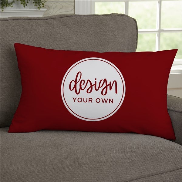 Design Your Own Personalized Lumbar Throw Pillows - 21633