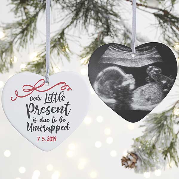 pregnancy announcement ornament