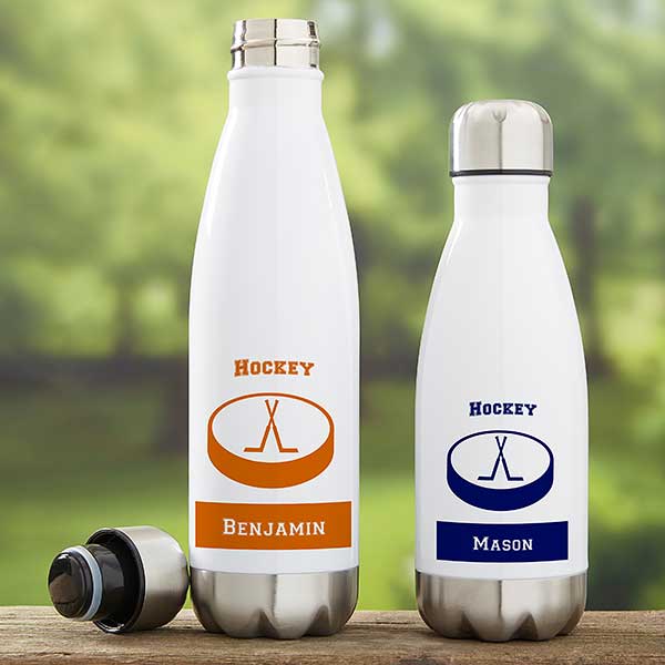 Hockey Personalized Insulated 17 oz. Water Bottle