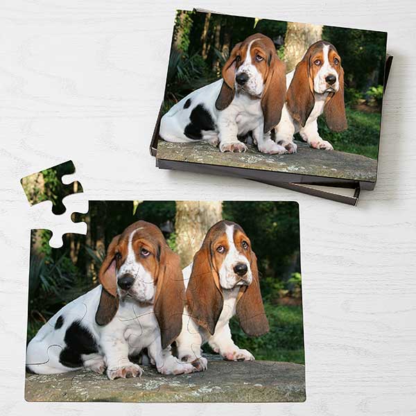 Vintage Types of Dogs Puzzle Patch Picture Puzzles 25 Pieces