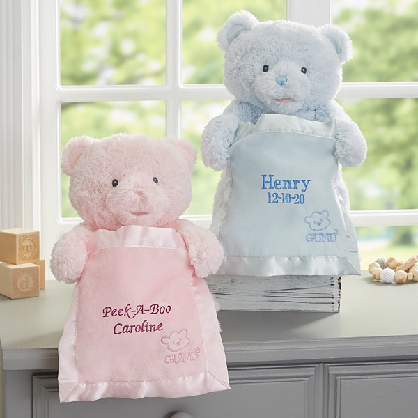 gund my first teddy peek a boo