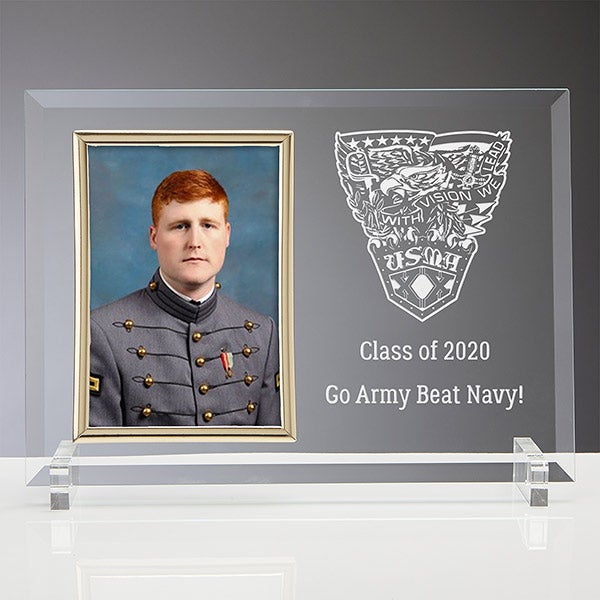 West Point Personalized Glass Frame - 22178