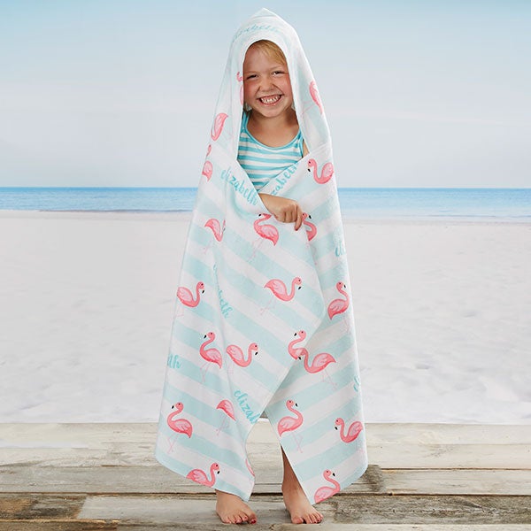 personalized hooded beach towels