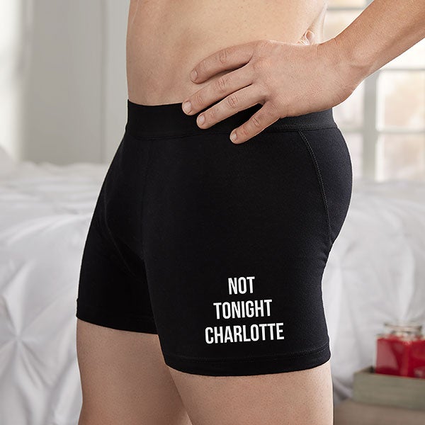 Romantic Expressions Personalized Boxer Briefs - On Sale Today!