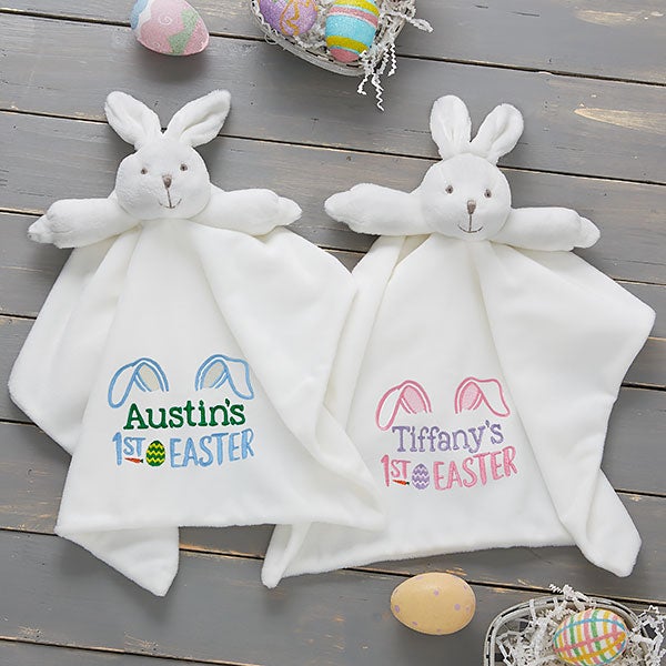 Baby's First Easter Personalized Bunny Security Blanket - 22578
