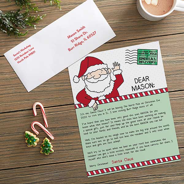 personalized letter from santa claus