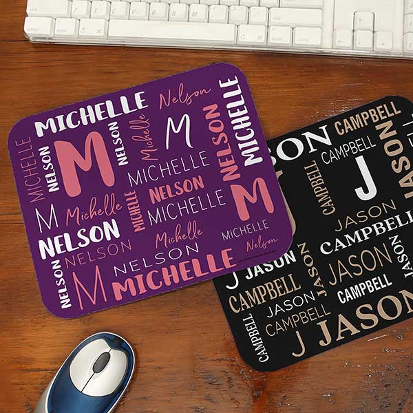 Notable Name Personalized Mouse Pad - 22661