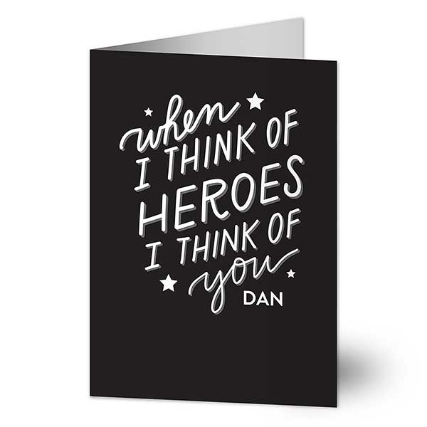Hero Dad Personalized Father's Day Greeting Card - 22775