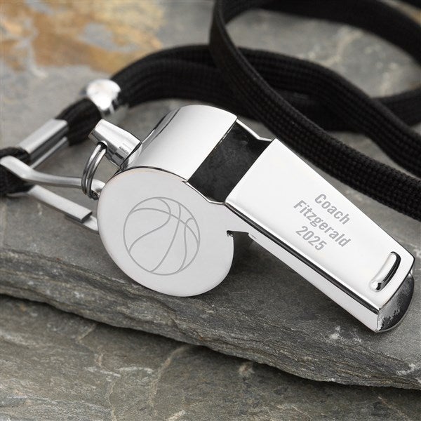 Custom Engraved Coach Whistle  - 22869