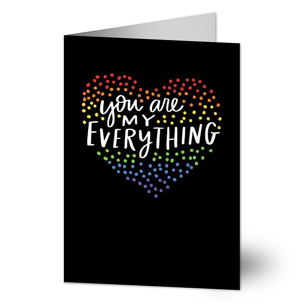 You Are My Everything Personalized Greeting Cards - 22906