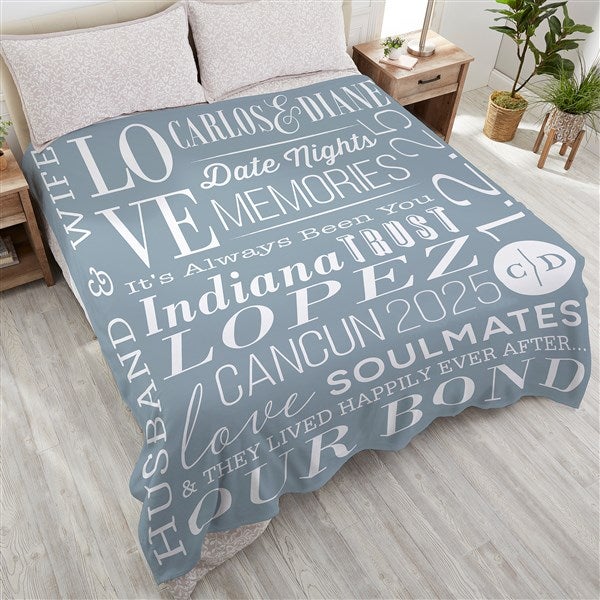 Personalized Couples Blankets - Better Together - 23100