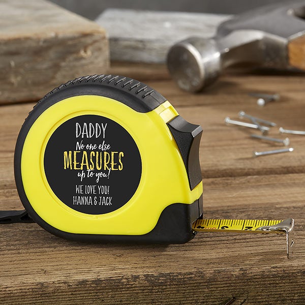 Personalized Father's Day Gift - personalized measuring tape with