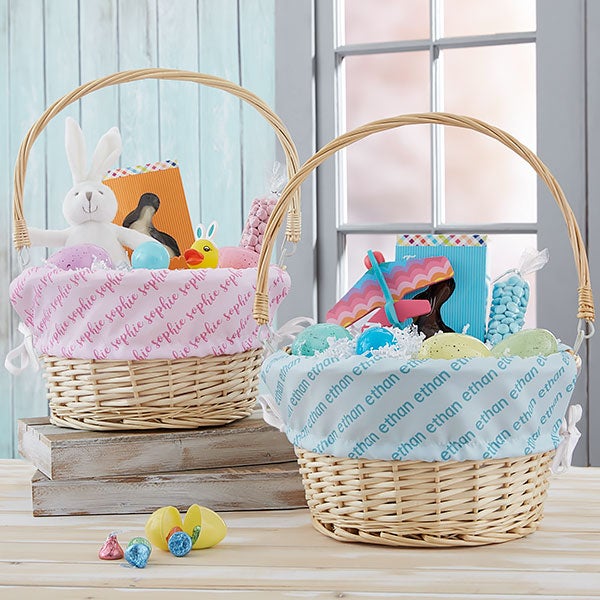 personalized easter baskets for girls