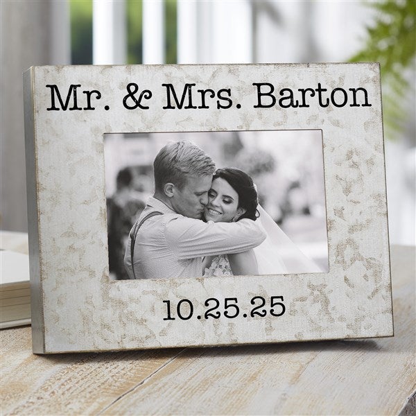 Rustic Wedding Galvanized Steel Picture Frames - 23541