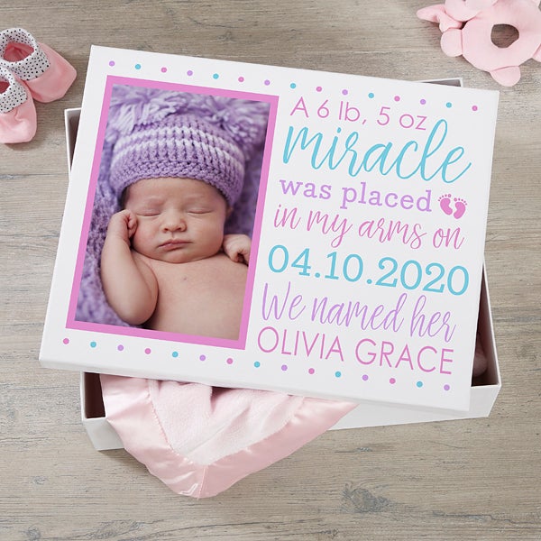 personalized memory box for baby