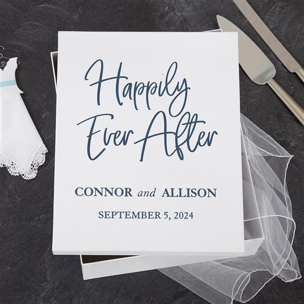 Happily Ever After Personalized 1st Anniversary Tote Bag