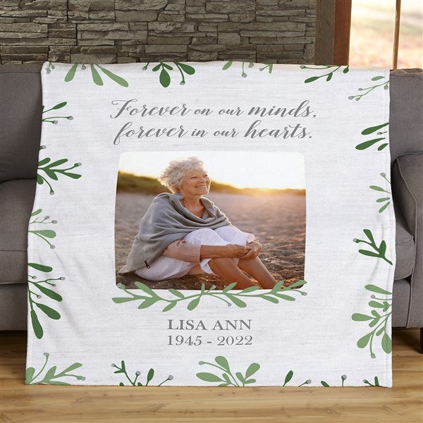 In memory photo blankets new arrivals