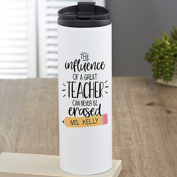 The Influence of a Great Teacher Personalized 14 oz. Commuter Travel Mug