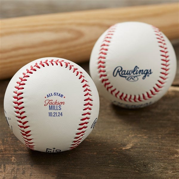 Little All Star Personalized Rawlings Baseball Baby Gift - 24150