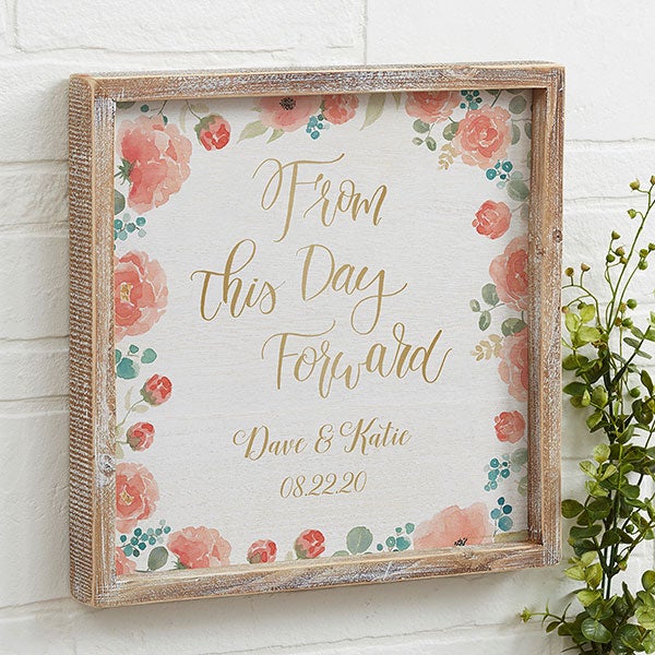 Personalized Wedding Wall Art From This Day Forward