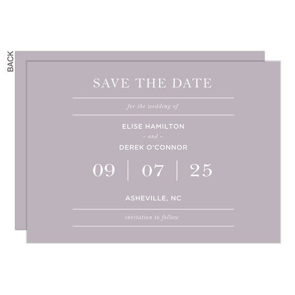 Save the Date For the Wedding Of... Personalized Cards & Magnets - 24534