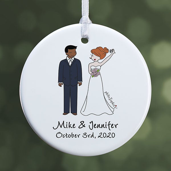 wedding couple ornaments