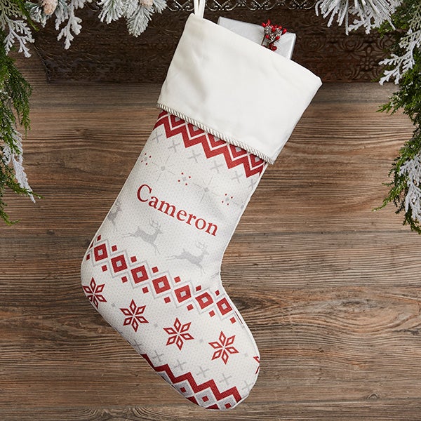 personalized sweater stockings